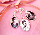 Triple Photo Bouquet Charm.