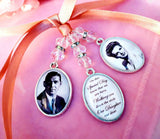 Triple Photo Bouquet Charm.