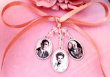 Triple Photo Bouquet Charm.