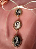 Rose Gold Triple Photo Bouquet Charm