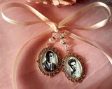 Rose Gold Double Bouquet Photo Charm