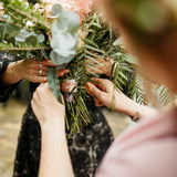 Rose Gold Bouquet Photo Charm