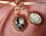 Rose Gold Double Bouquet Photo Charm