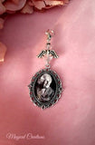 Single or Double Photo Memorial Bouquet Charm with a Guardian Angel.
