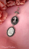 Single or Double Photo Memorial Bouquet Charm with a Guardian Angel.