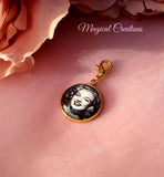 Gold Coloured Groom Photo Lapel Pin