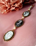 Triple or Quadruple Gold Coloured Bouquet Photo Charm
