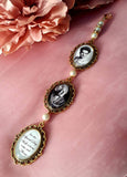 Triple or Quadruple Gold Coloured Bouquet Photo Charm