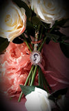 Rose Gold Photo Bouquet Charm.
