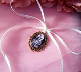 Gold Coloured Single Bouquet Photo Charm.