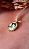 Single Gold Coloured Bouquet Photo Charm