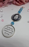 Double Circle Photo Bouquet Charm