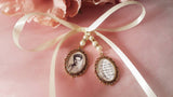 Gold Coloured Double Bouquet Photo Charm