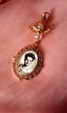 Rose Gold Photo Bouquet Charm.