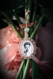 Rose Gold Photo Bouquet Charm.