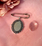 Groom Memory Photo Lapel Pin