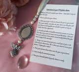 Single Silver Coloured Bouquet Photo Charm.